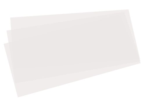 Laternenpapier Transparent, 17 x 45 cm, 100 g