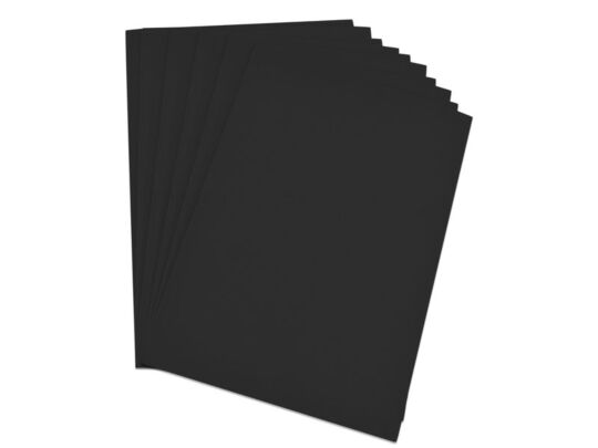 Moosgummi selbstklebend A4, Schwarz