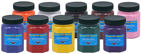 Dekorsand Set 9, je 850 g