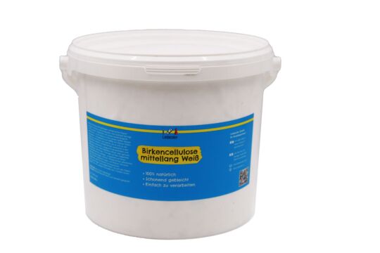 Cellulose mittellang Birke Weiß 500 g