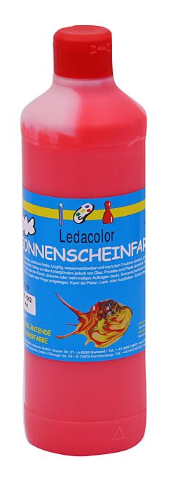 Ledacolor Sonnenscheinfarbe Rot, 500 ml