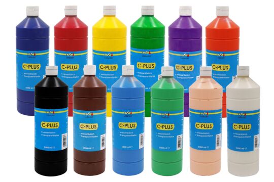C-Plus Farbe Set 12, je 1000 ml