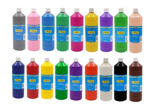 C-Plus Farbe Set 18, je 1000 ml