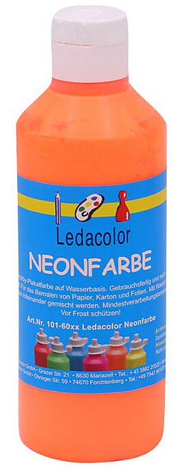 Neonfarbe Orange, 250 ml