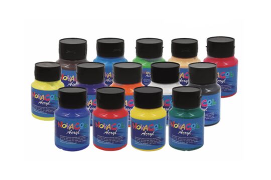 Acrylfarbe Set 14, je 500 ml