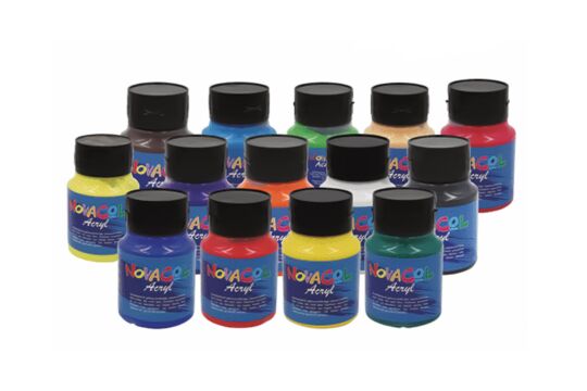 Acrylfarbe Set 14, je 500 ml