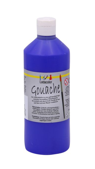 Gouache Farbe Ultramarineblau, 500 ml