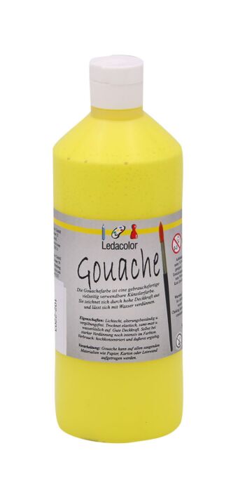 Gouache Farbe Gelb, 500 ml