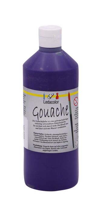 Gouache Farbe Violett, 500 ml