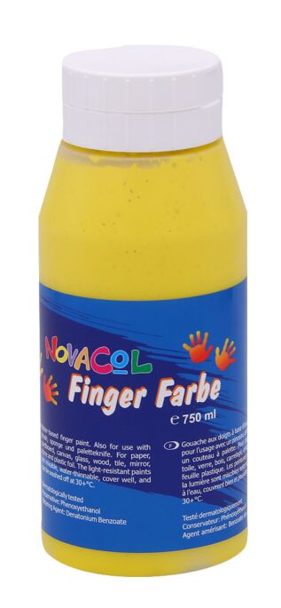 Fingerfarbe Gelb, 750 ml