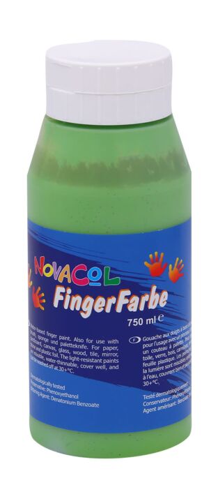 Fingerfarbe Grün, 750 ml
