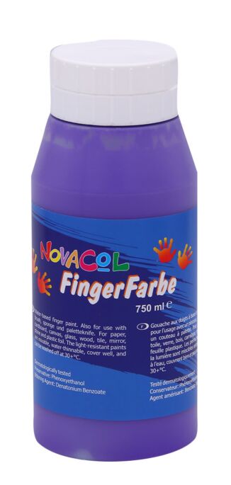Fingerfarbe Violett, 750 ml