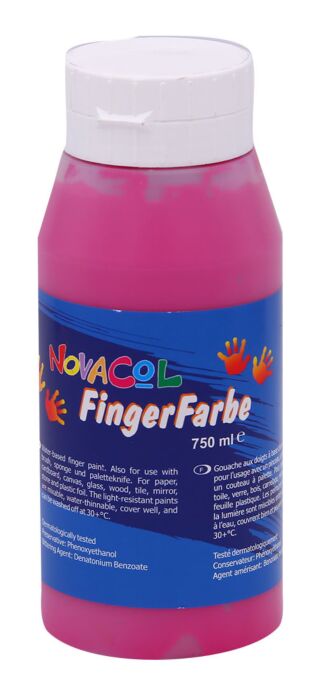 Fingerfarbe Rosa, 750 ml