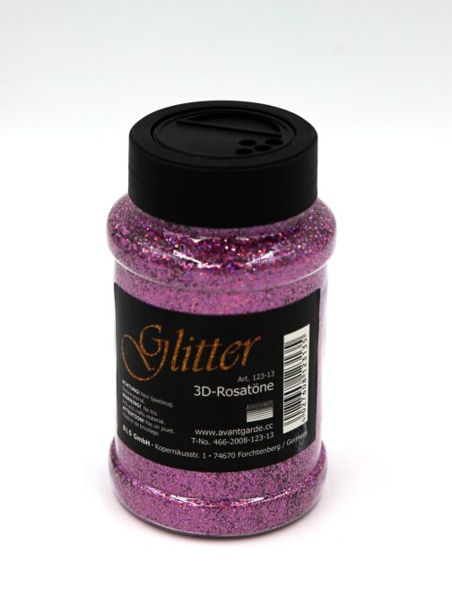 3D - Glitter Rosatöne, 350 g