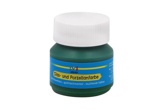 Glas- und Porzellanfarbe Hellgrün, 50 ml