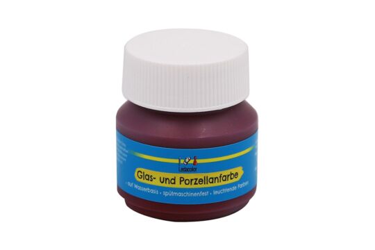 Glas- und Porzellanfarbe Magenta, 50 ml