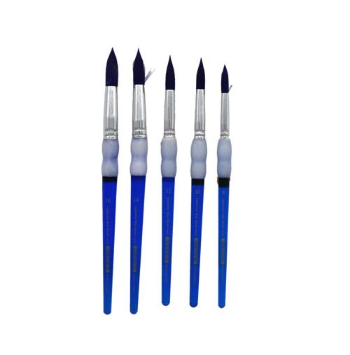 Blue Brush Rund Set 20, je 4 Pinsel Gr. 8 - 16