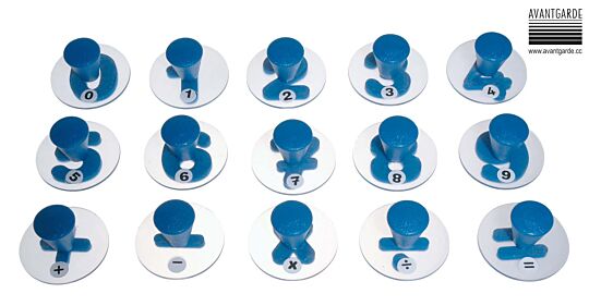 Megastempel Ziffern Set 15