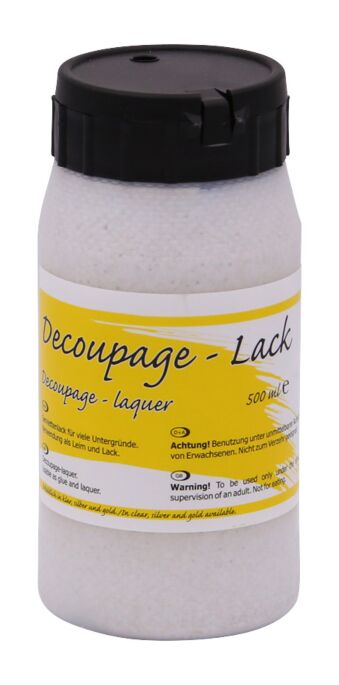 Decoupage-Lack Gold, 500 ml