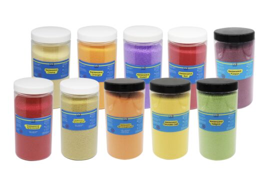 Kerzensand Set 10, je 800 g