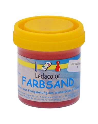 Farbsand Rot, 170 g