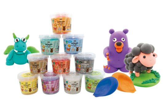 Luftknete Set 10, je 250 g