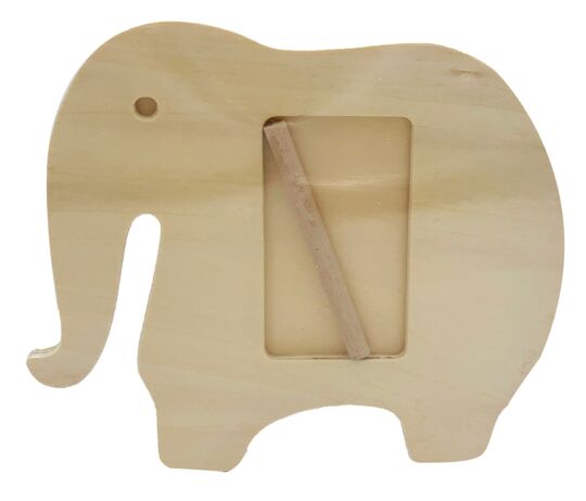 Holzbilderrahmen Set 12. Elefant 15 x13 cm