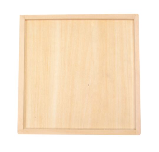 Legeplatte aus Holz 16,5 x 16,5 cm