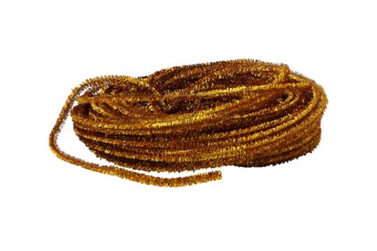 Pfeifenputzer Gold, 100 x 30 cm