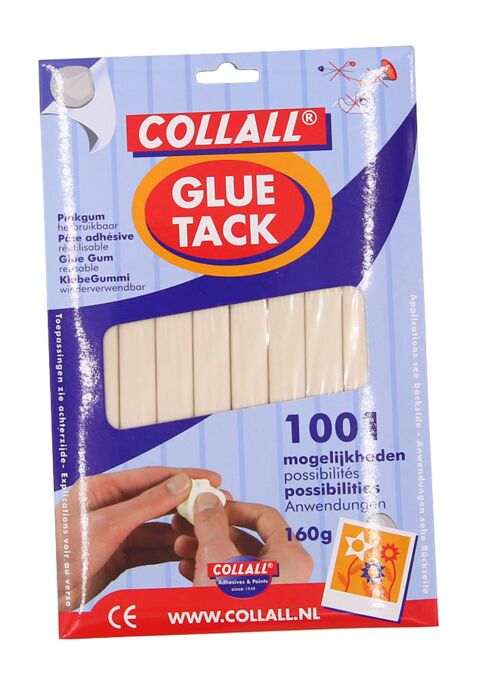 GlueTack Haftgummi Weiß, 160 g