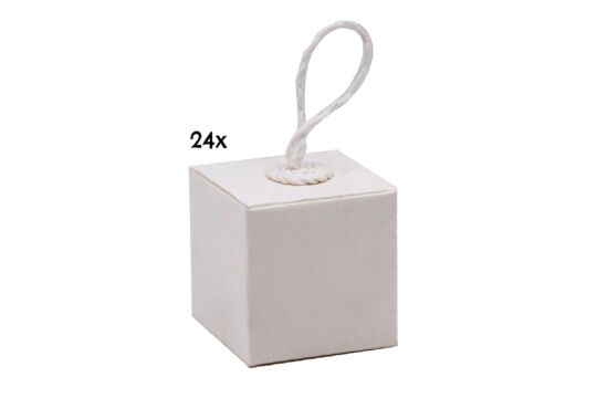 Minibox natur 5 x 5 x 5 cm, Set 24