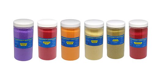 Kerzensand Set 6, je 800 g